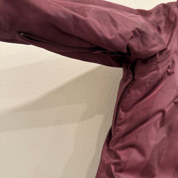 Burton Women’s Maroon Dutchess Insulated Jacket Faux Fur Small Snowboard Coat - Picture 4 of 9